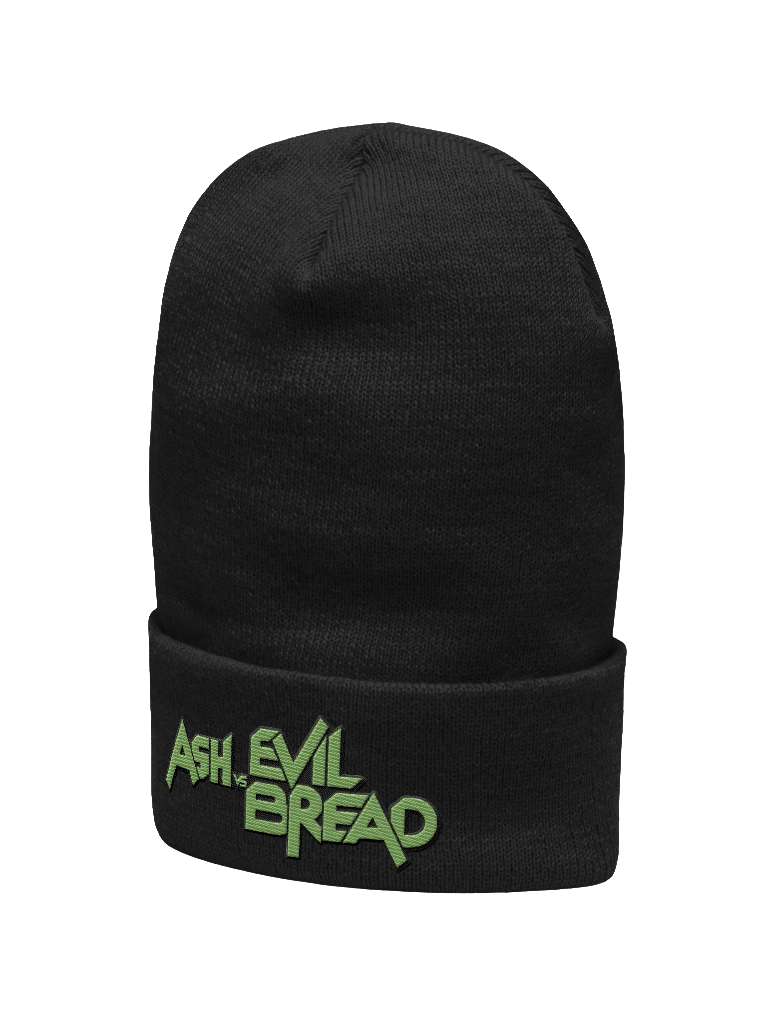 ASHvsEVILBREAD - Green Logo Beanie product image (9)