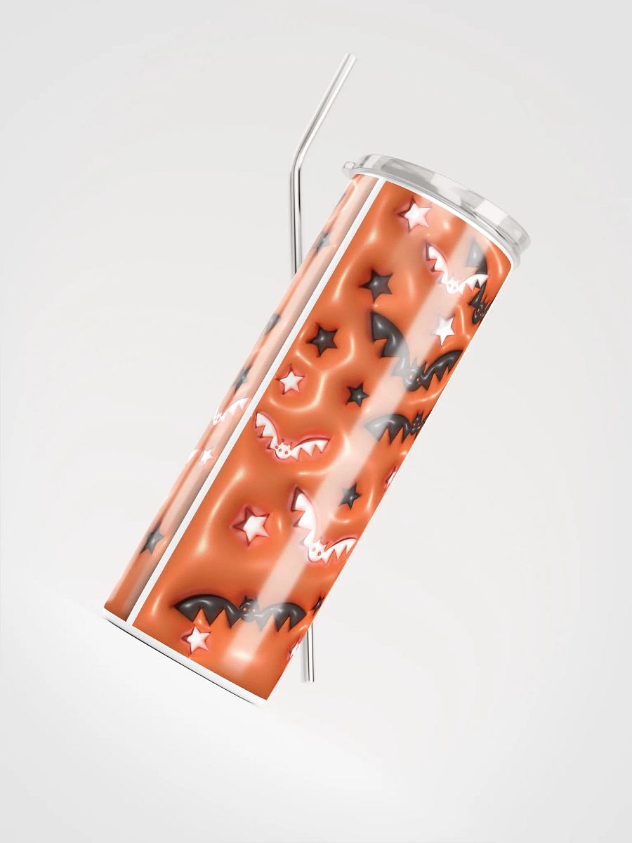 Festive Bat and Stars Stainless Steel Tumbler product image (4)