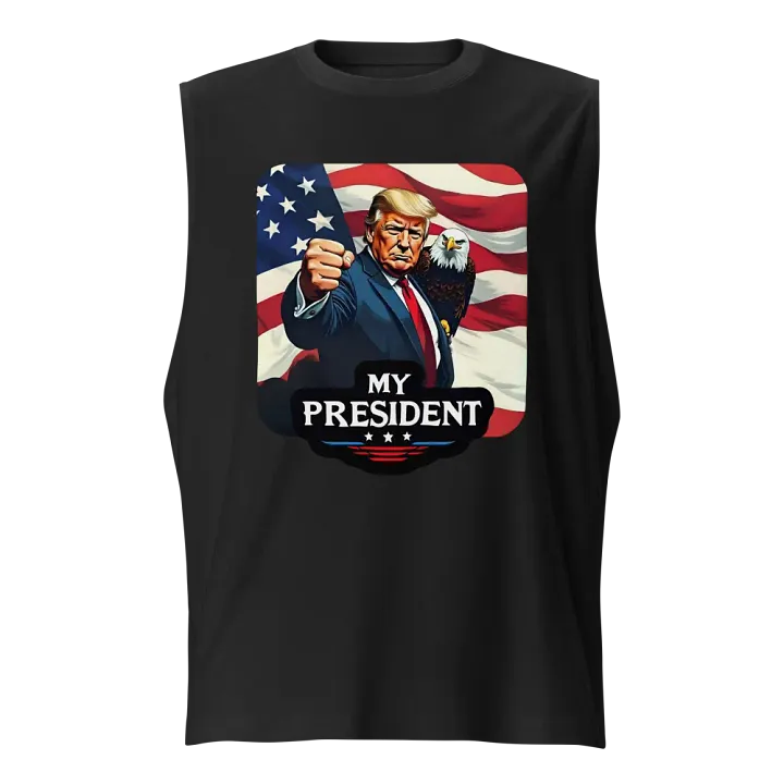 Tank Top: Trump, My President, with Eagle product image (1)