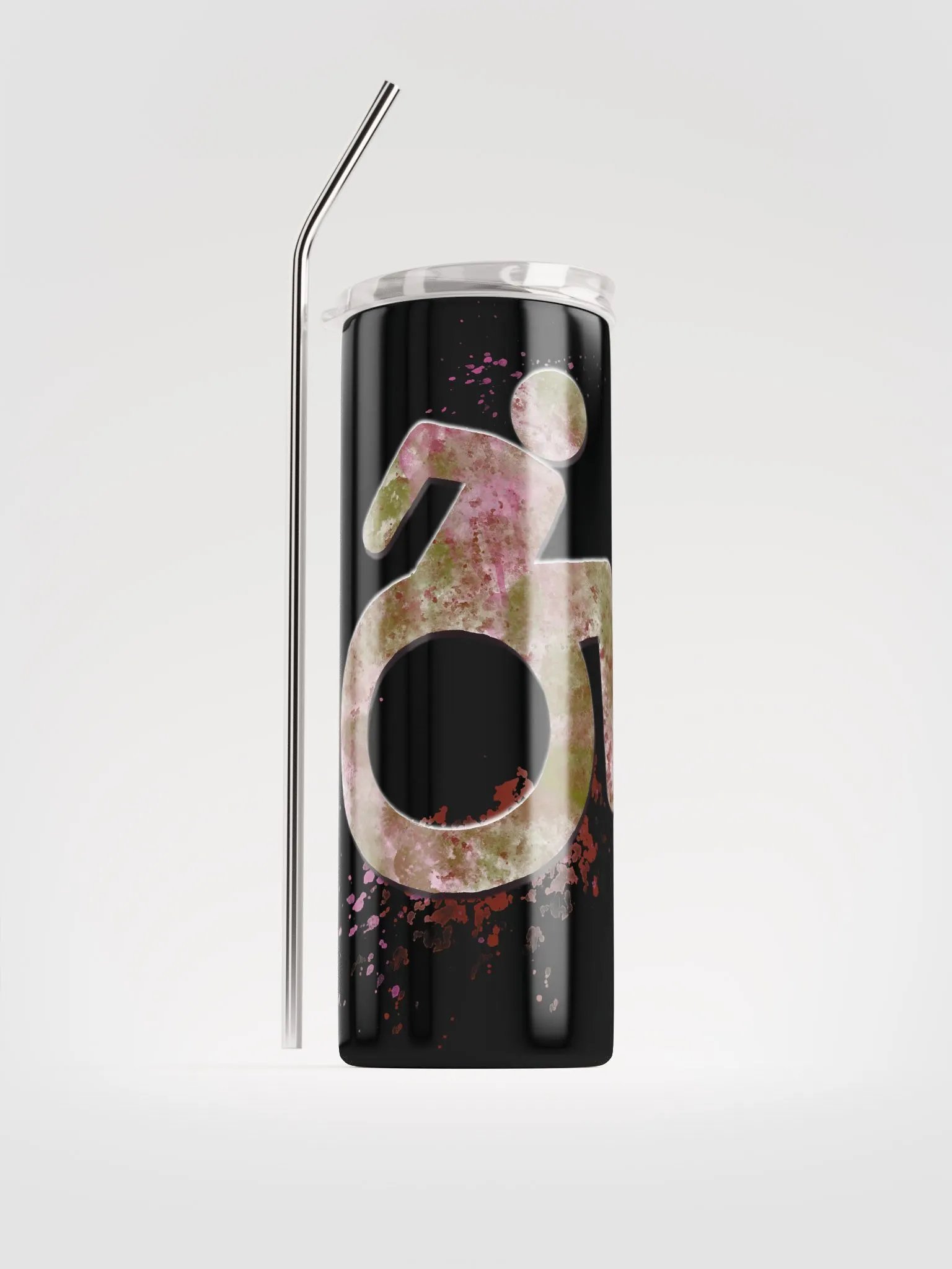 Wheelie, Pink Splash SS Tumbler product image (1)