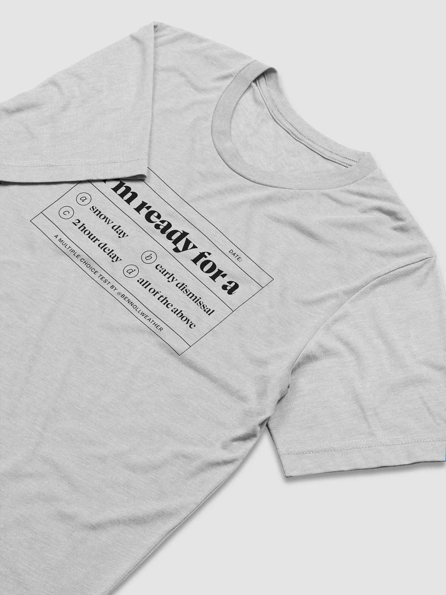 I'm ready t-shirt ❄️ (black logo) product image (3)