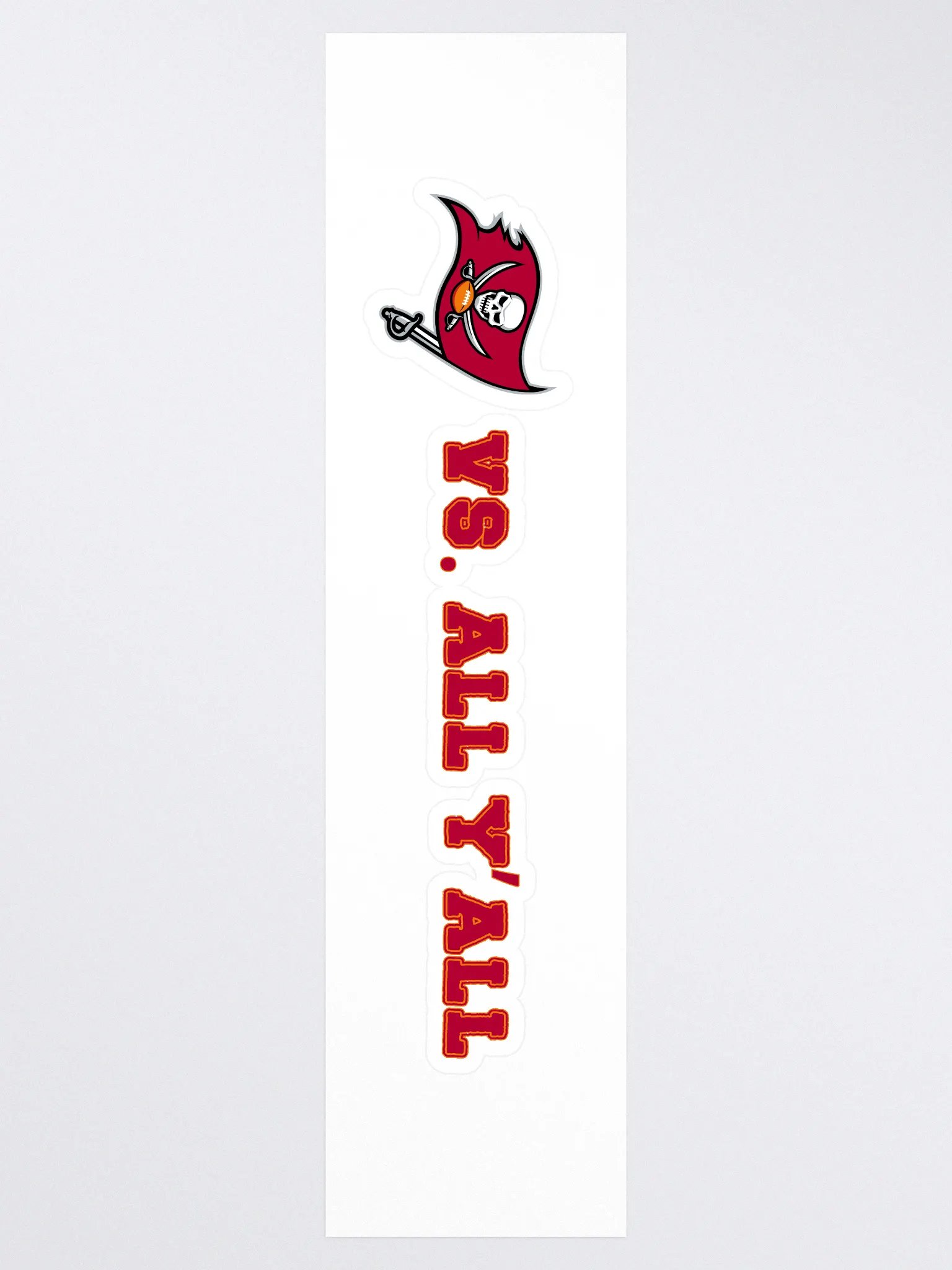 Buccaneers Vs. All Y'all Tampa Bay Football Rivalry Design product image (3)