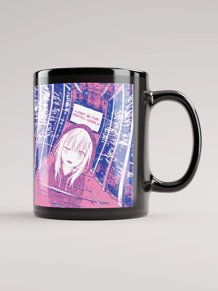 Lost in the Digital World Pink Mug product image (1)