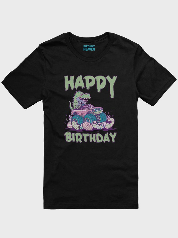 Happy Birthday (Dinosaur Monster Truck) T-Shirt product image (4)