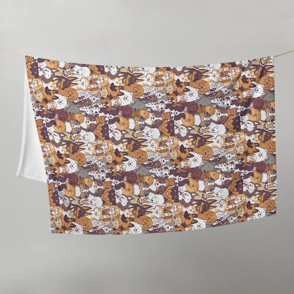 Whimsical Dogs Throw Blanket product image (9)