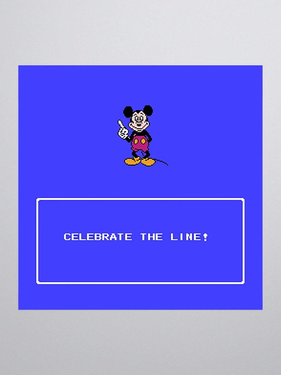 Celebrate the Line Sticker product image (1)