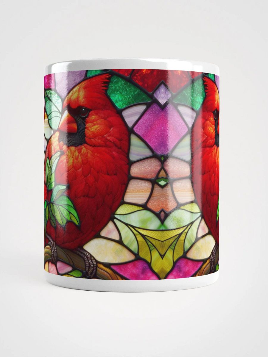 Stained Glass Cardinal Mug For Bird Lovers product image (5)