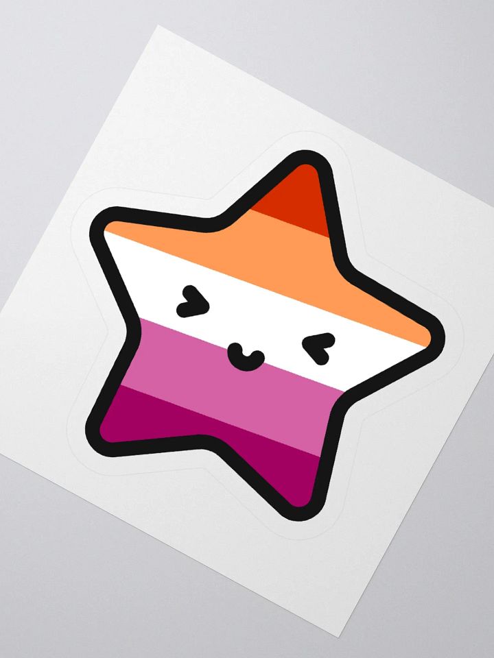 Lucy Lesbian Pride Sticker product image (2)