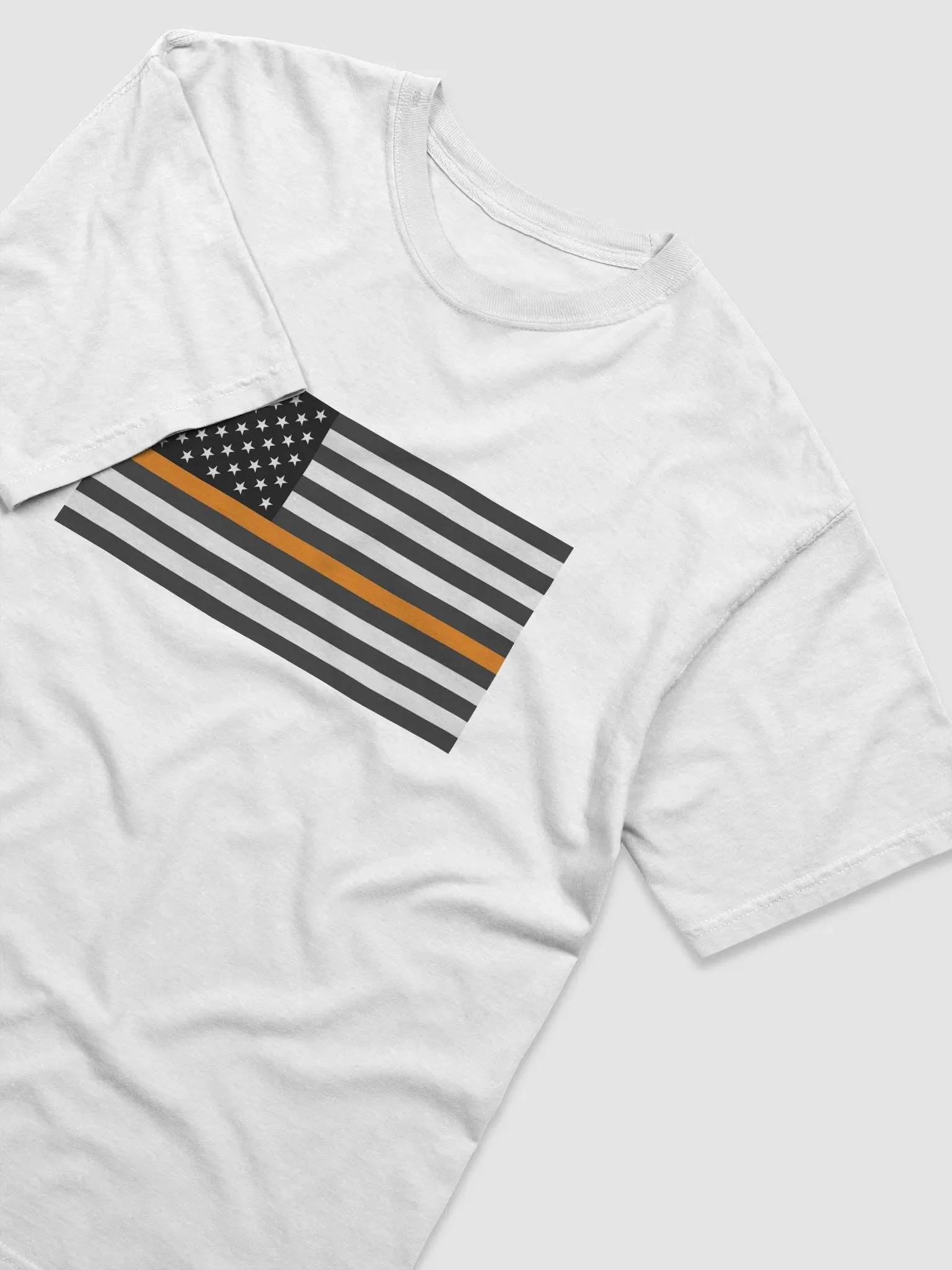Orange Stripe American Flag Tee product image (3)