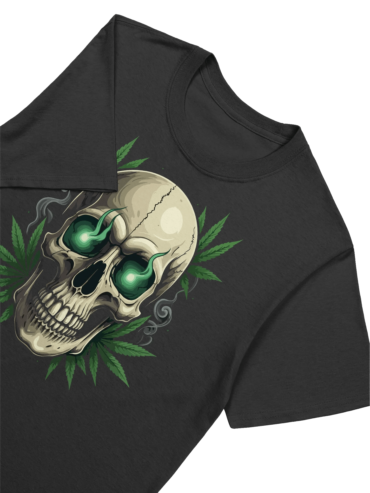 420 Weed - Skull Cannabis Leaves T-Shirt product image (21)