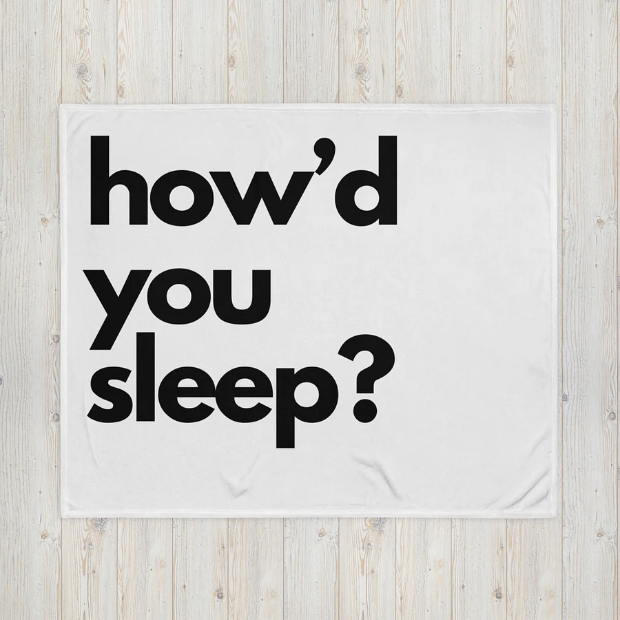 How'd You Sleep Blanket product image (16)