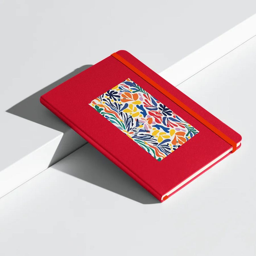 Vibrant Leafy matisse Hardcover Journal Lily Circuitry Hardcover Journal for arty mom or lady son daughter product image (9)
