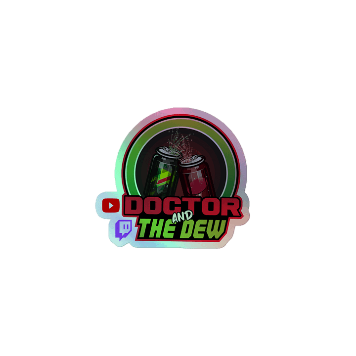 Doctor And The Dew – Holographic Stickers product image (1)