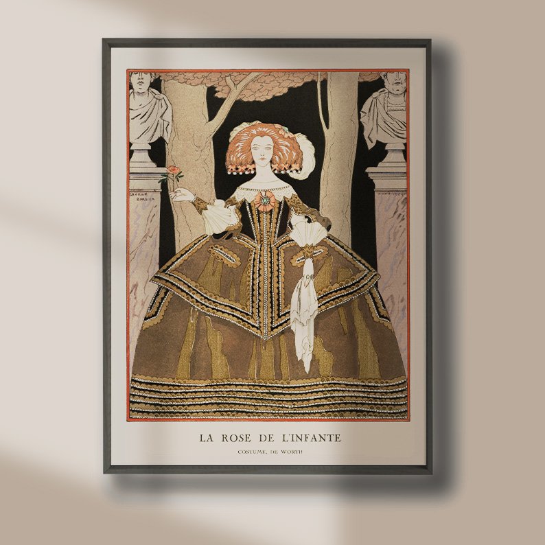 Peach& Blue Gallery Wall Set of 10 Vintage DIGITAL Prints product image (11)
