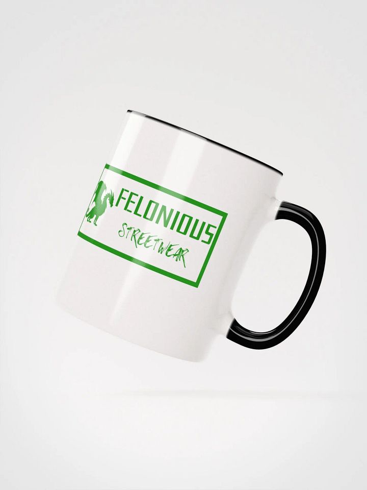 Felonious Streetwear Dragon Green Logo Ceramic Mug product image (23)
