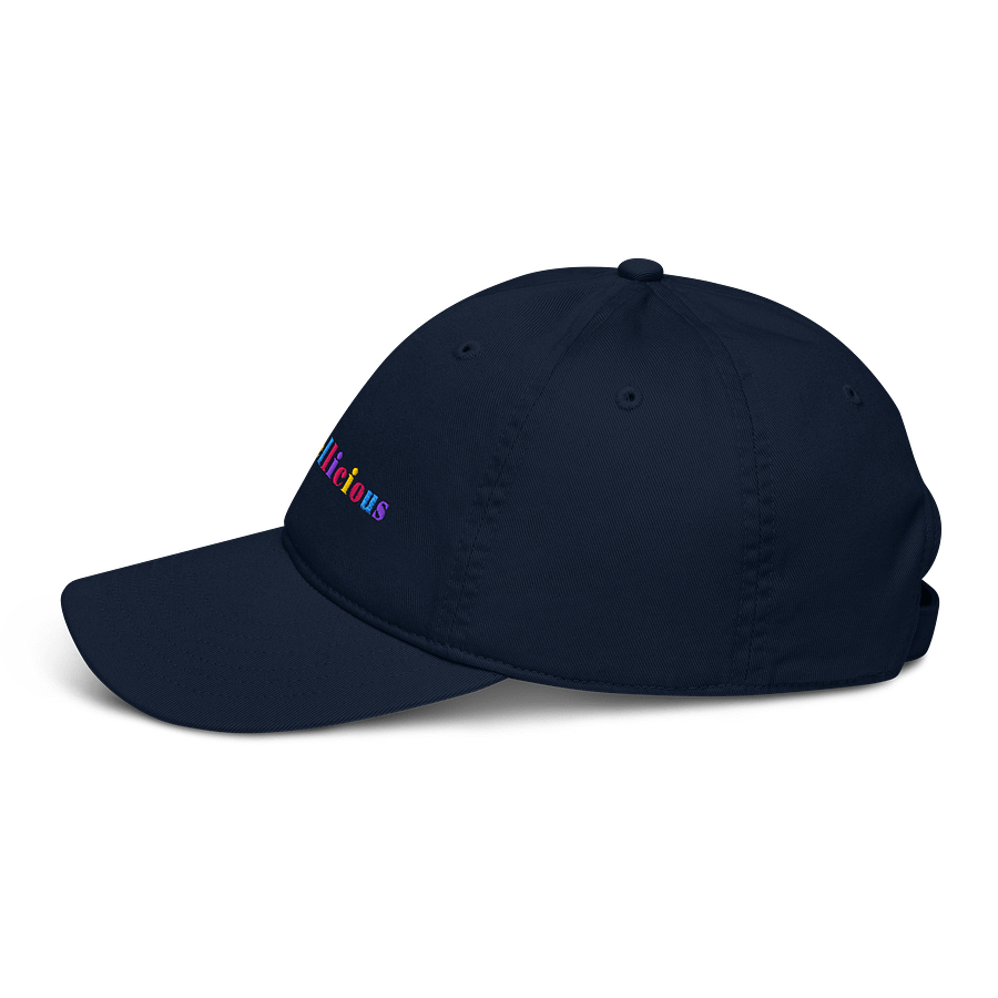 Rebellicious Organic Dad Hat Colored Text product image (9)