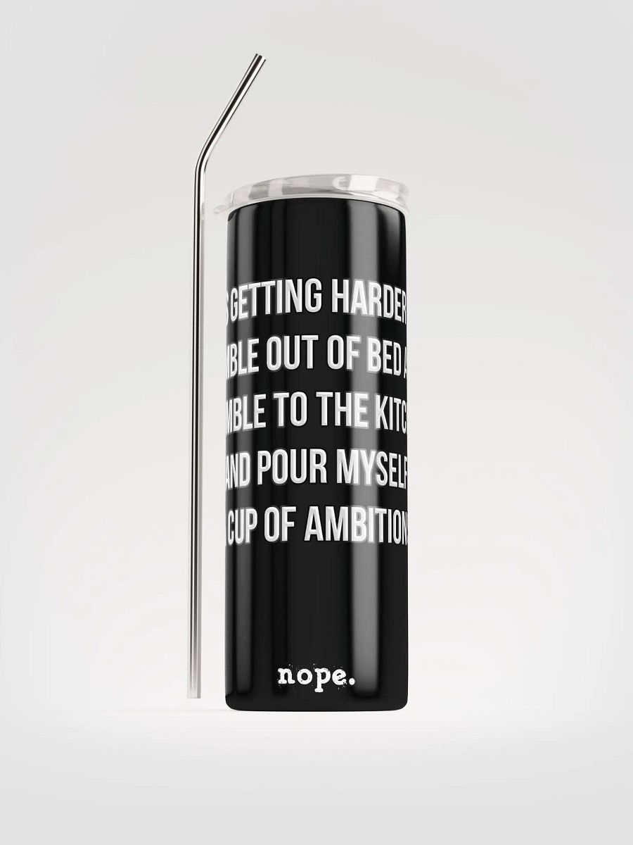 nope. resolute - harder tumbler 1 product image (1)