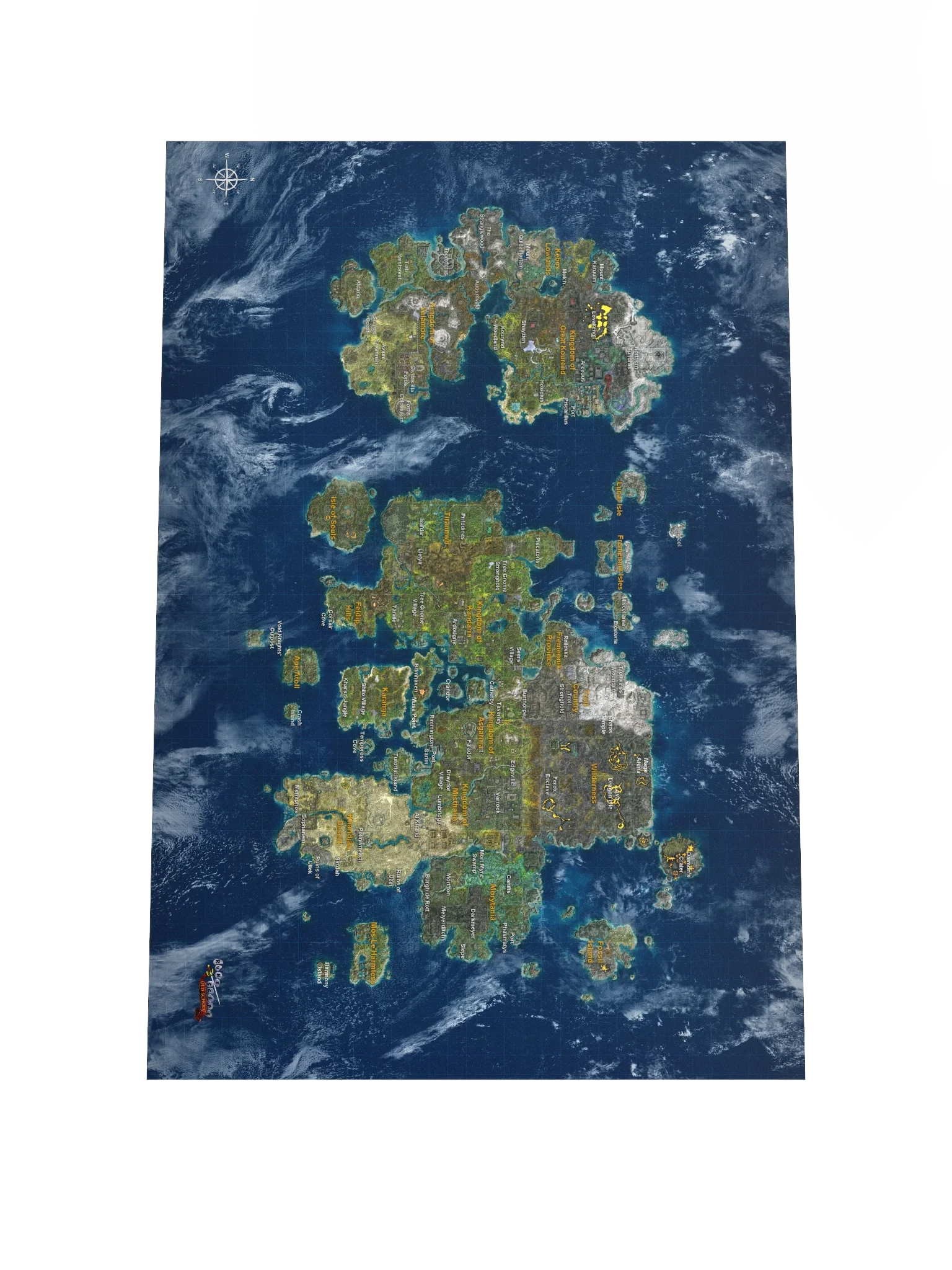 OSRS World Map Poster product image (1)