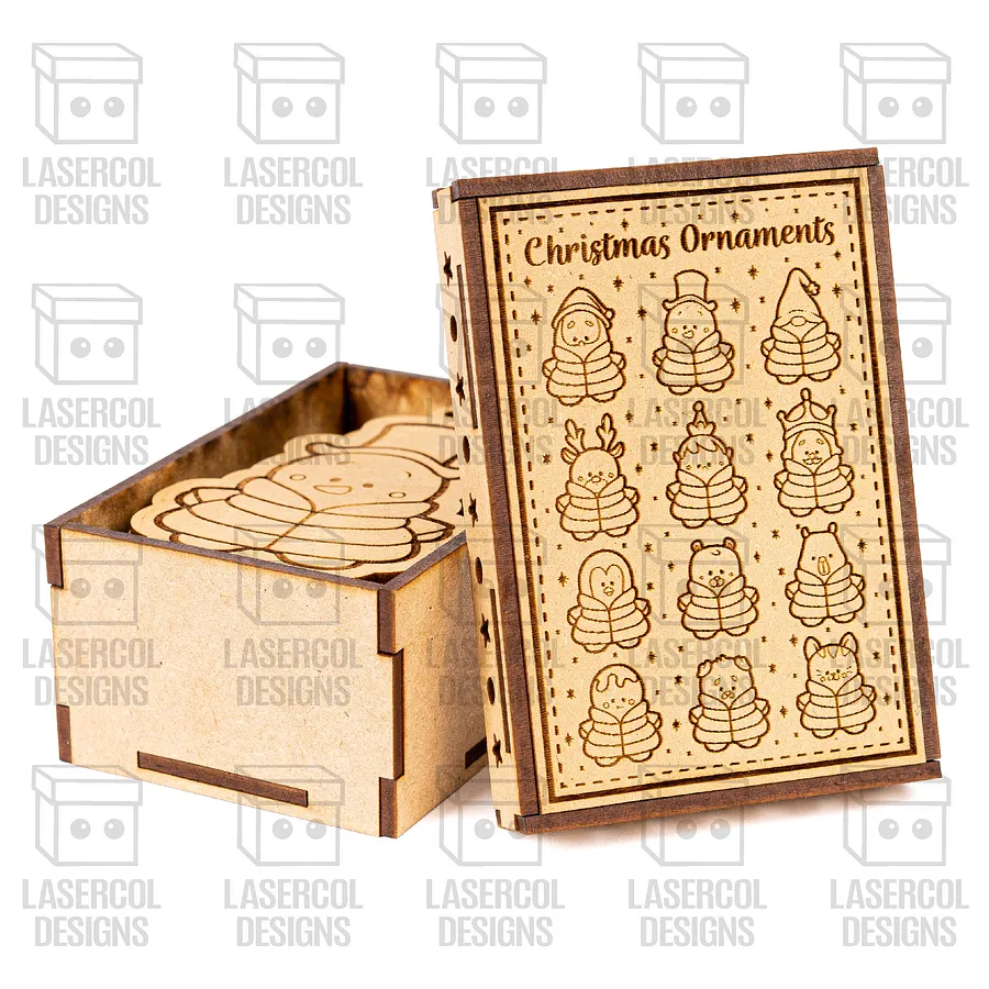 Christmas Ornaments Box - Laser Cut Files product image (5)