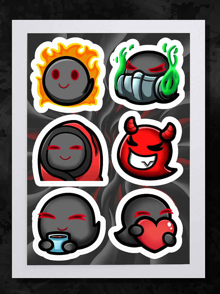 Emote Sticker Sheet 1 product image (1)