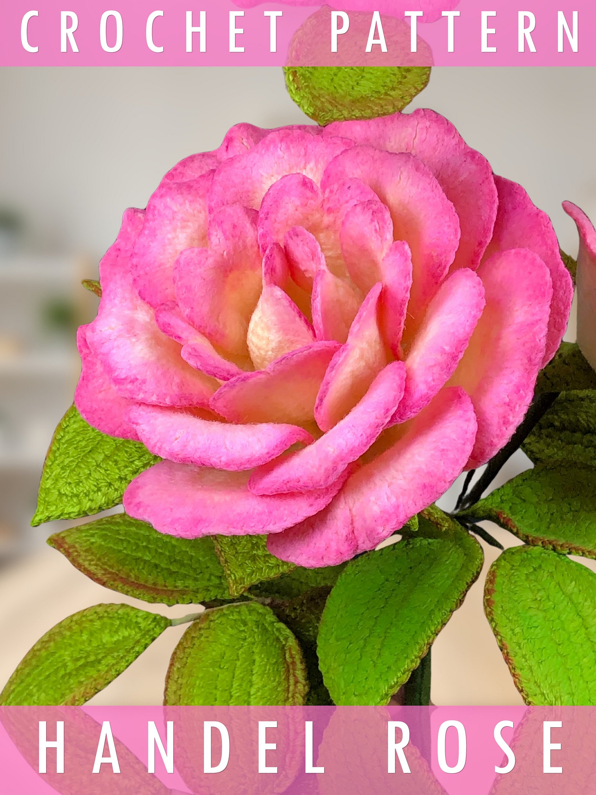 Handel Rose Crochet Pattern product image (1)