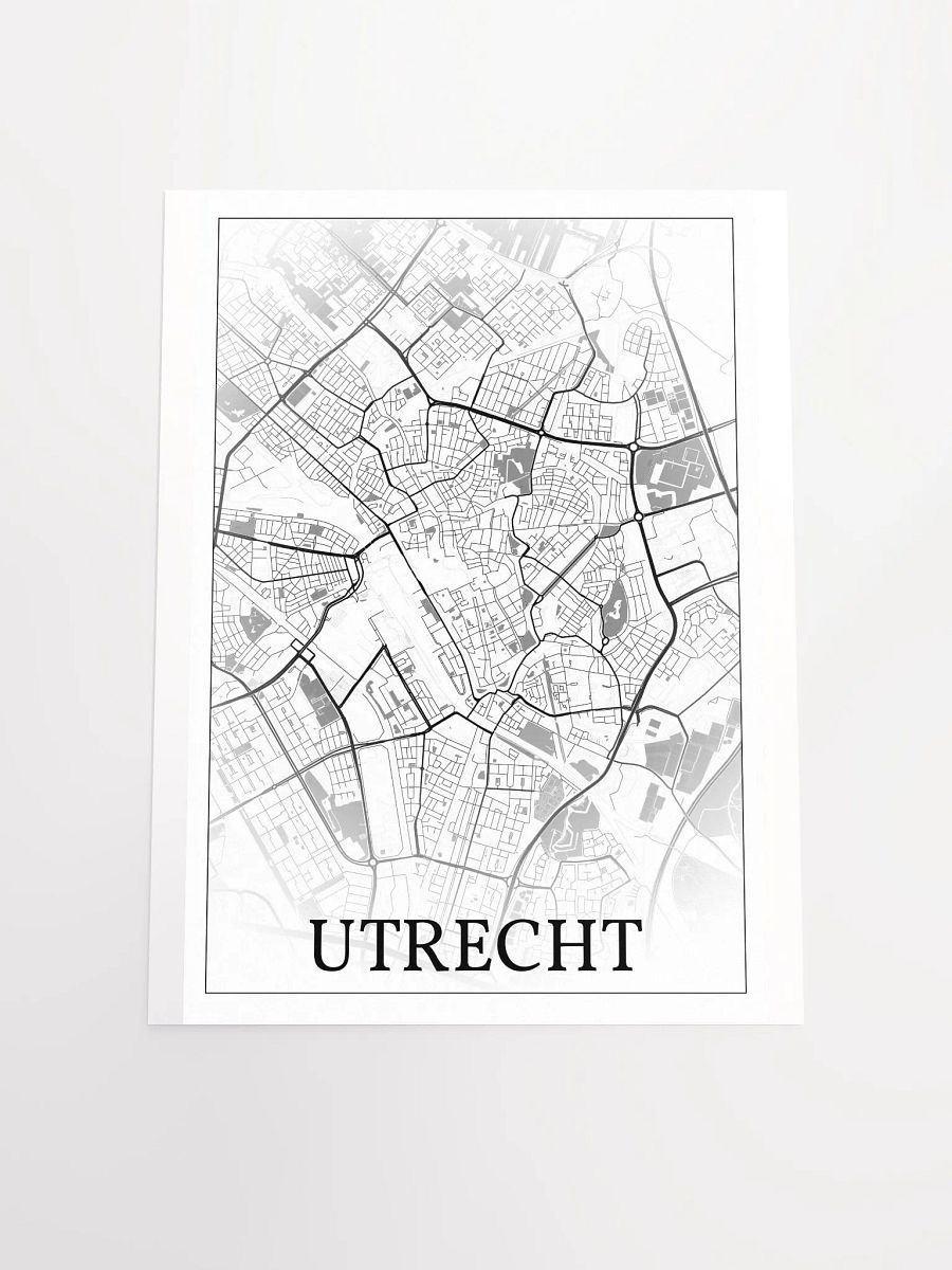 Utrecht, Netherlands, city map print product image (17)
