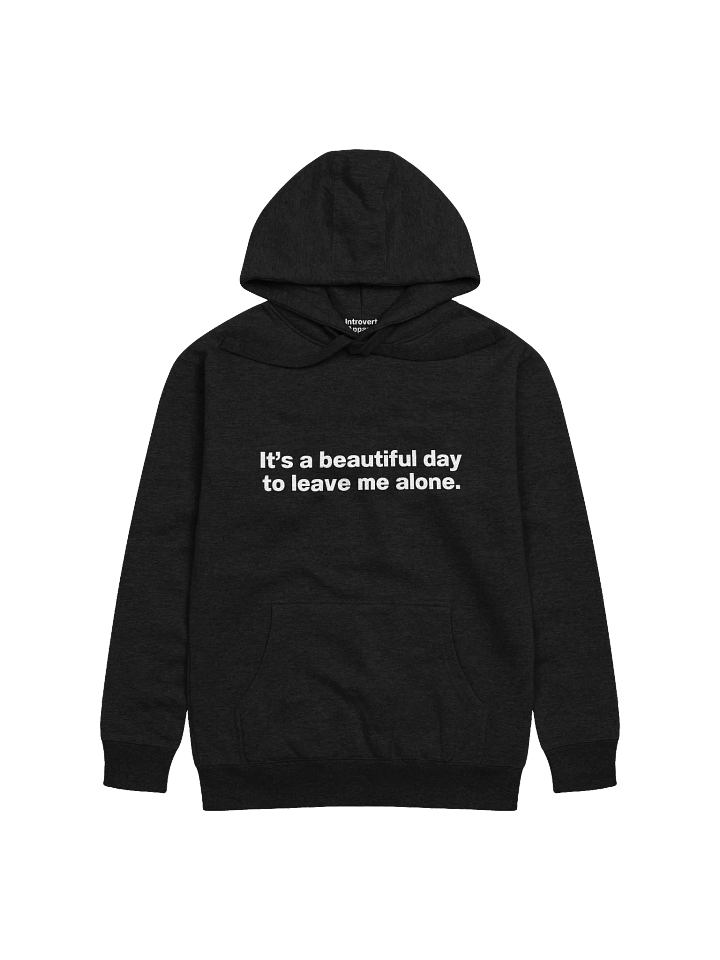 It's a beautiful day to leave me alone. Unisex Hoodie product image (1)