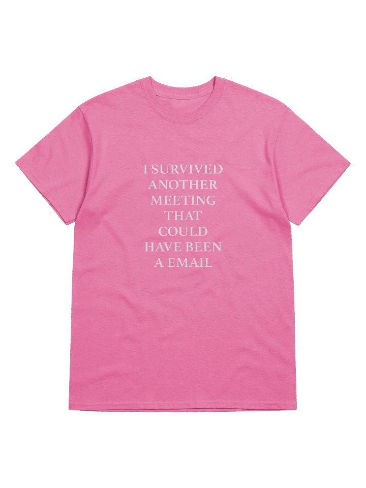 SURVIVED ANOTHER MEETING T-SHIRT product image (5)