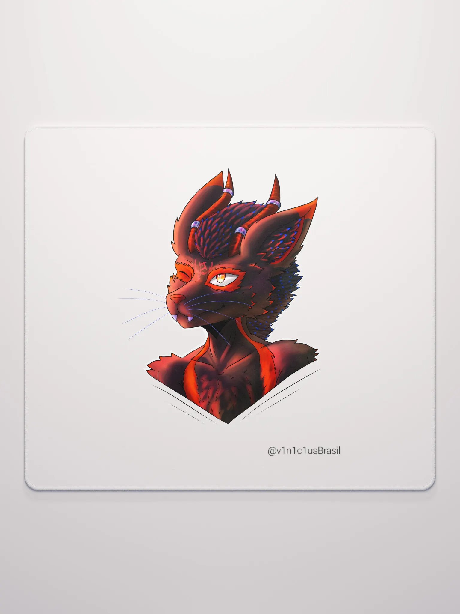 Winking Weezle Gaming Mouse Pad product image (4)