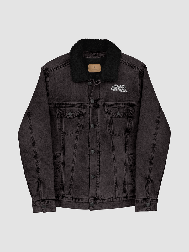 Bubbly and a B*tch Unisex Sherpa Denim Jacket product image (1)