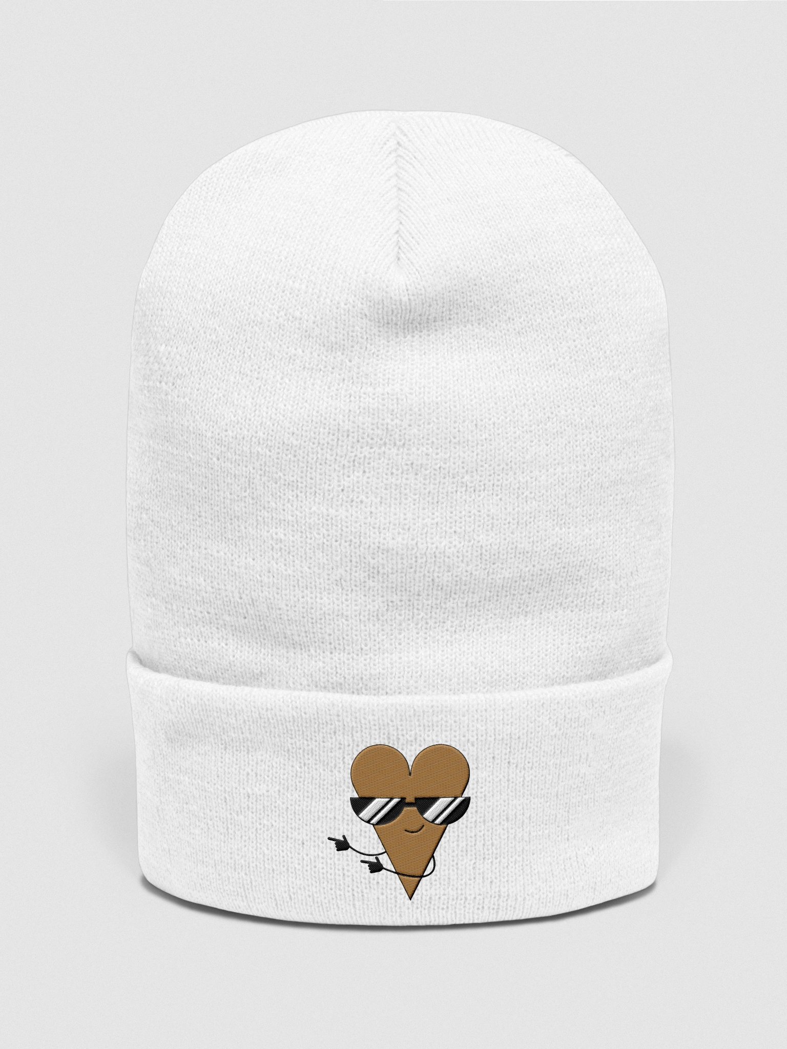 Heartfelt Chills Ice Cream Cone Cuffed Beanie product image (4)
