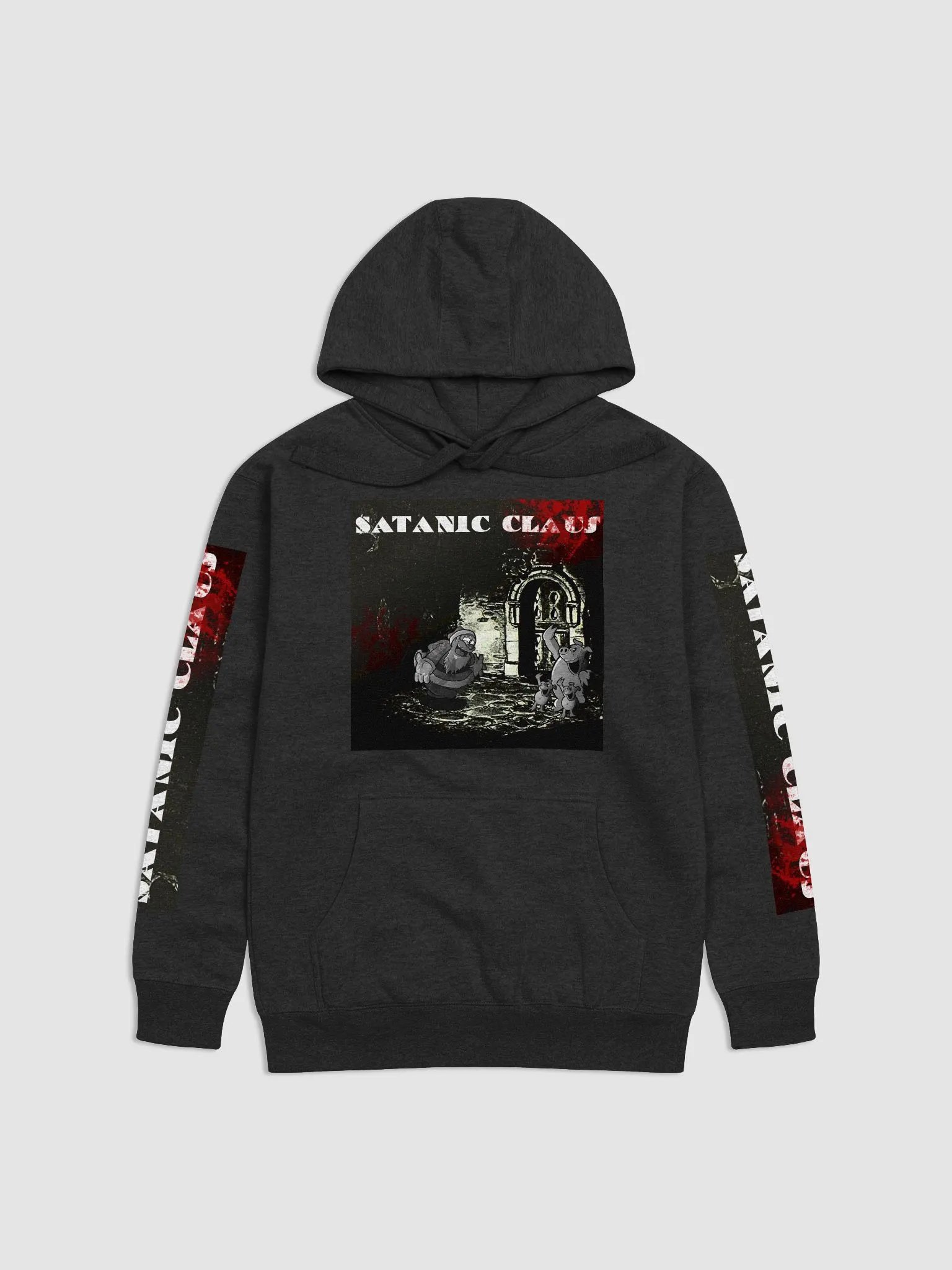 Satanic Claus Pull Over Hoodie product image (4)