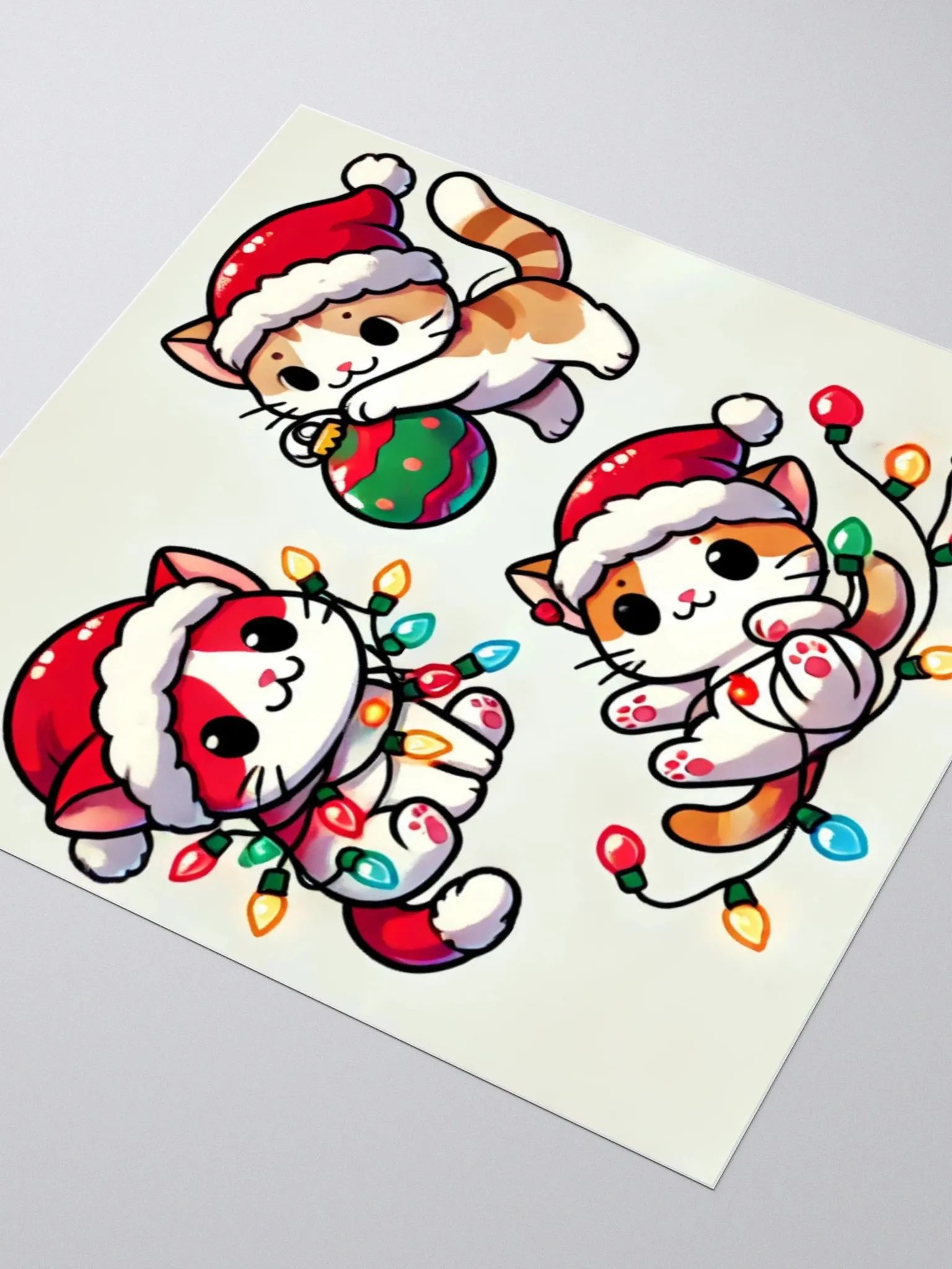 Festive Feline Friends Sticker - Merry Catmas Collection product image (8)