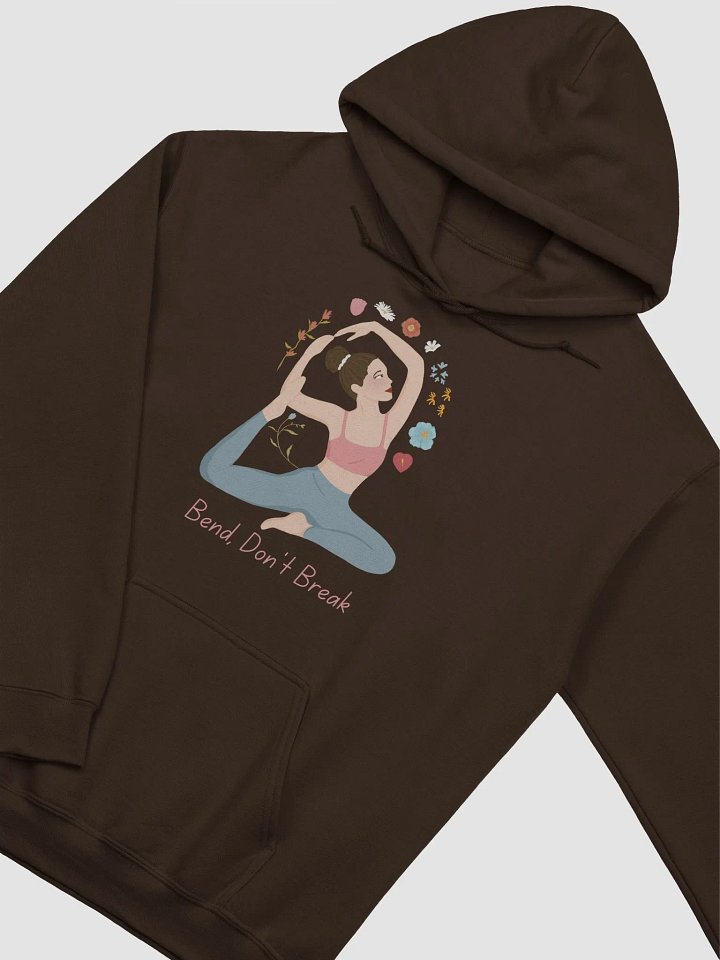 Yoga Resilience Hoodie - "Bend, Don't Break" Illustration product image (10)