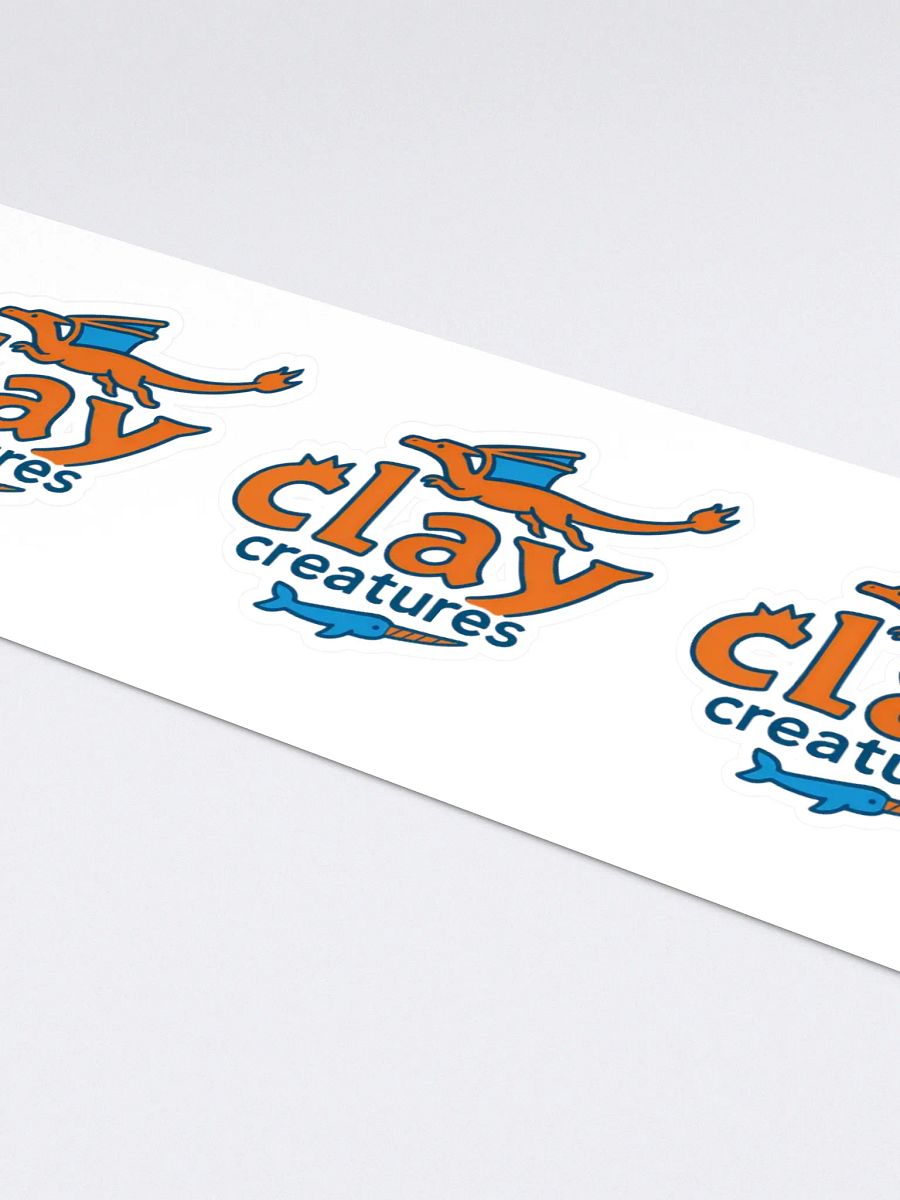 Clay Creatures Kiss Cut Stickers (Set of 5) product image (4)