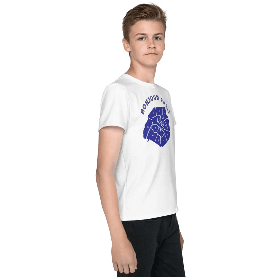 BONJOUR PARIS - WHITE UNISEX T-SHIRT product image (3)