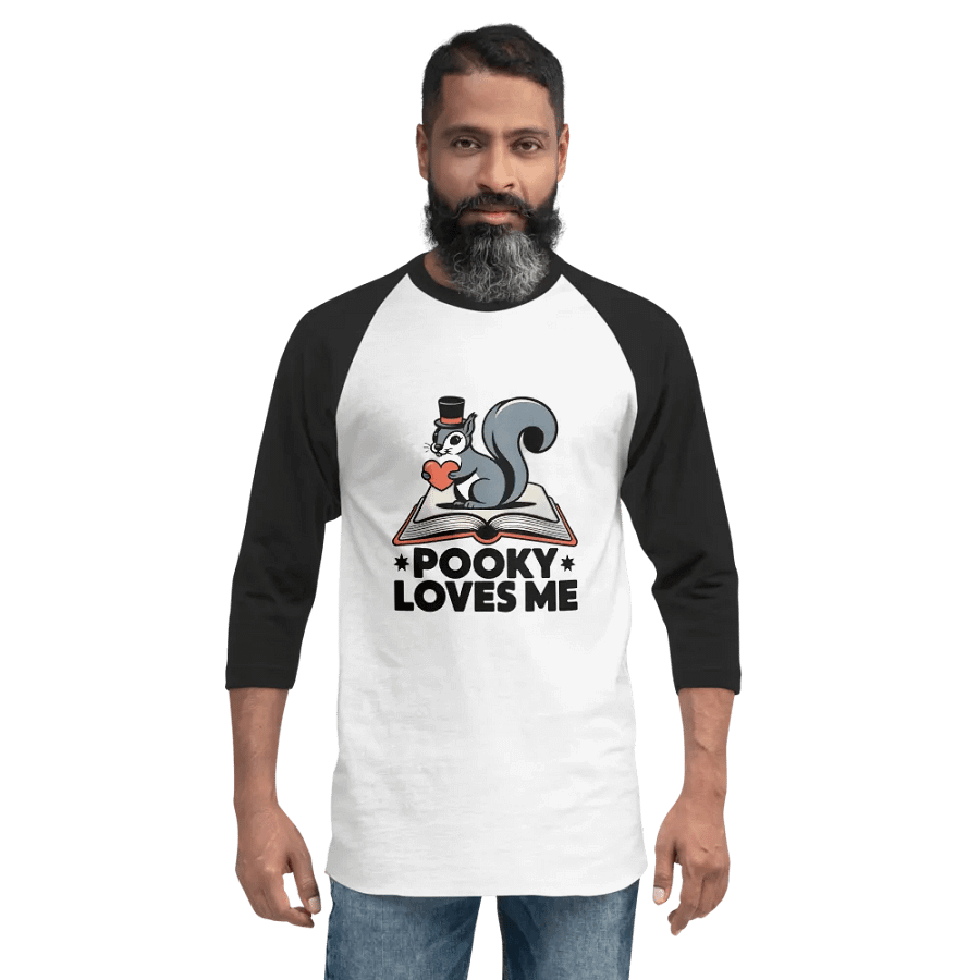 Pooky's Love Adventure Raglan Tee product image (2)