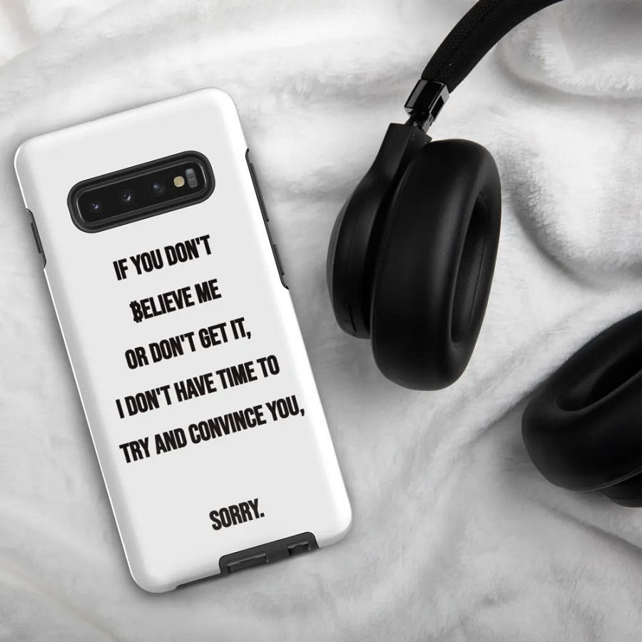 SATOSHI Quote - Samsung Hard Case product image (50)