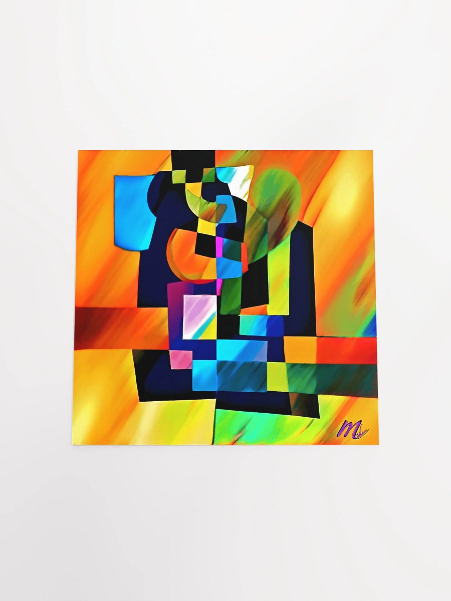 Dynamic Geometric Harmony Poster/Acrylic Digital Art product image (19)