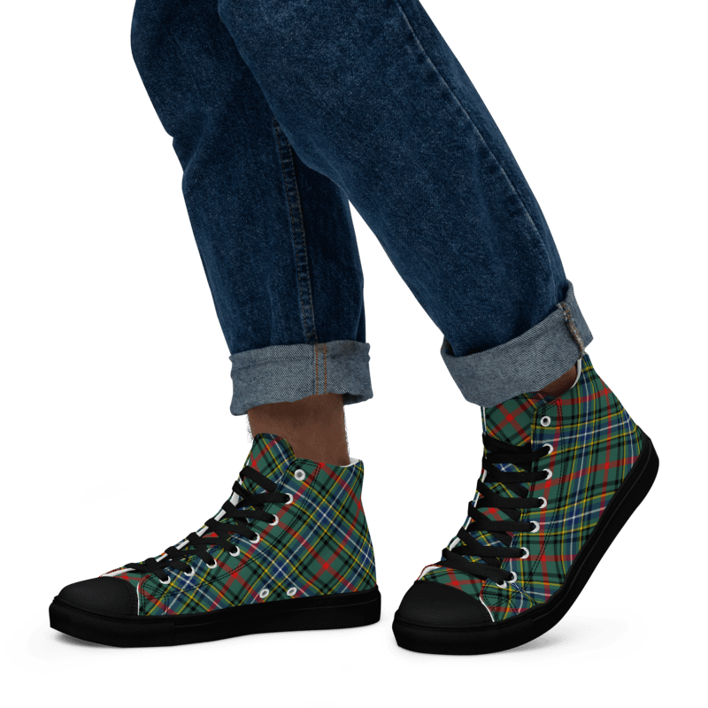 Bisset Tartan Men's High Top Shoes product image (5)