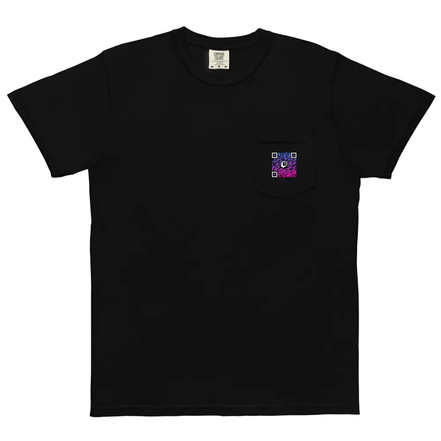 MA Twitch QR Code Pocket Tee product image (1)
