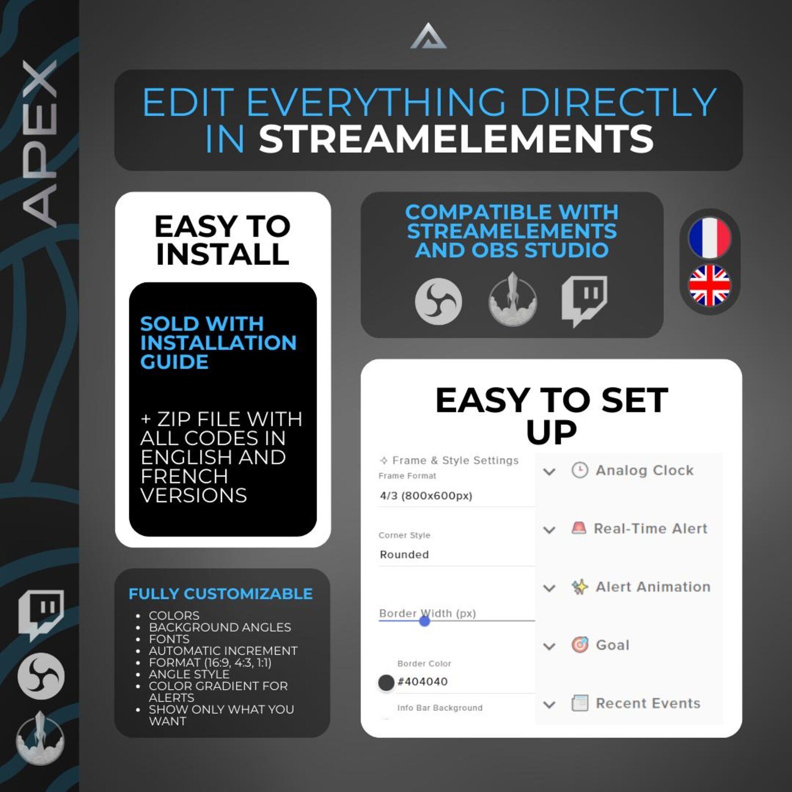 Twitch Widget de Webcam Minimalist product image (2)