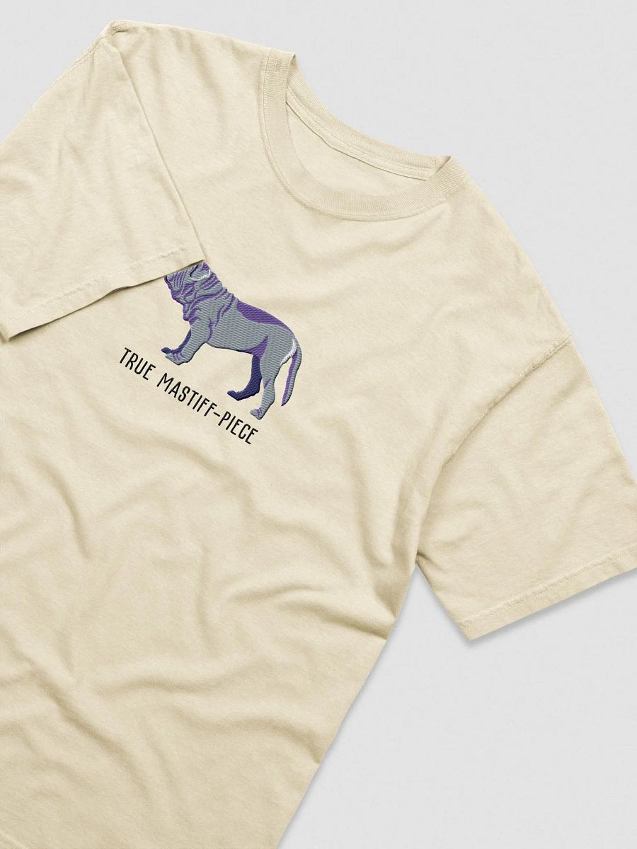 True Mastiff-Piece T-Shirt(Embroidered) of a Neapolitan Mastiff(Blue) product image (6)