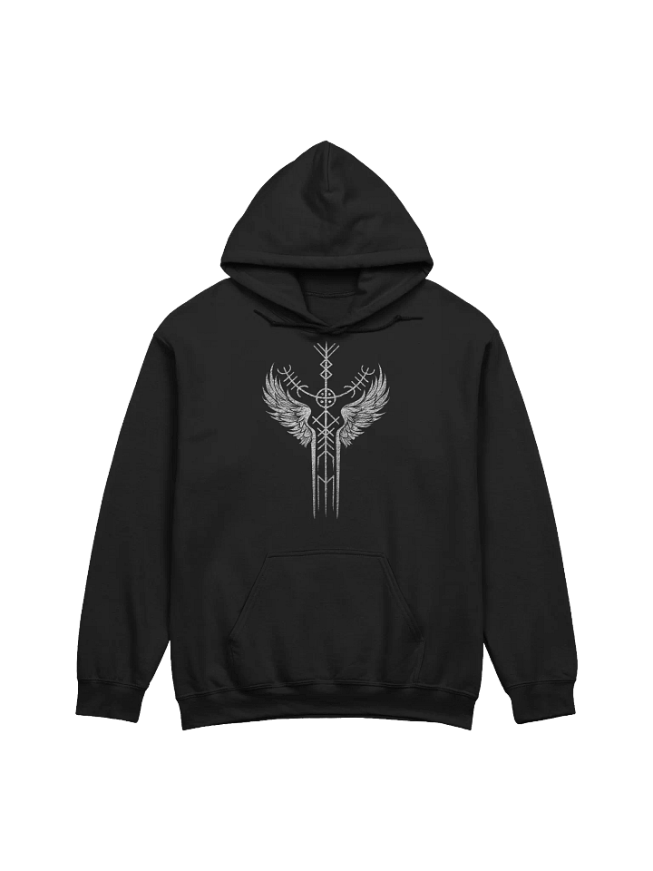 The Valkyrie Stave Hoodie (grunge print) product image (2)