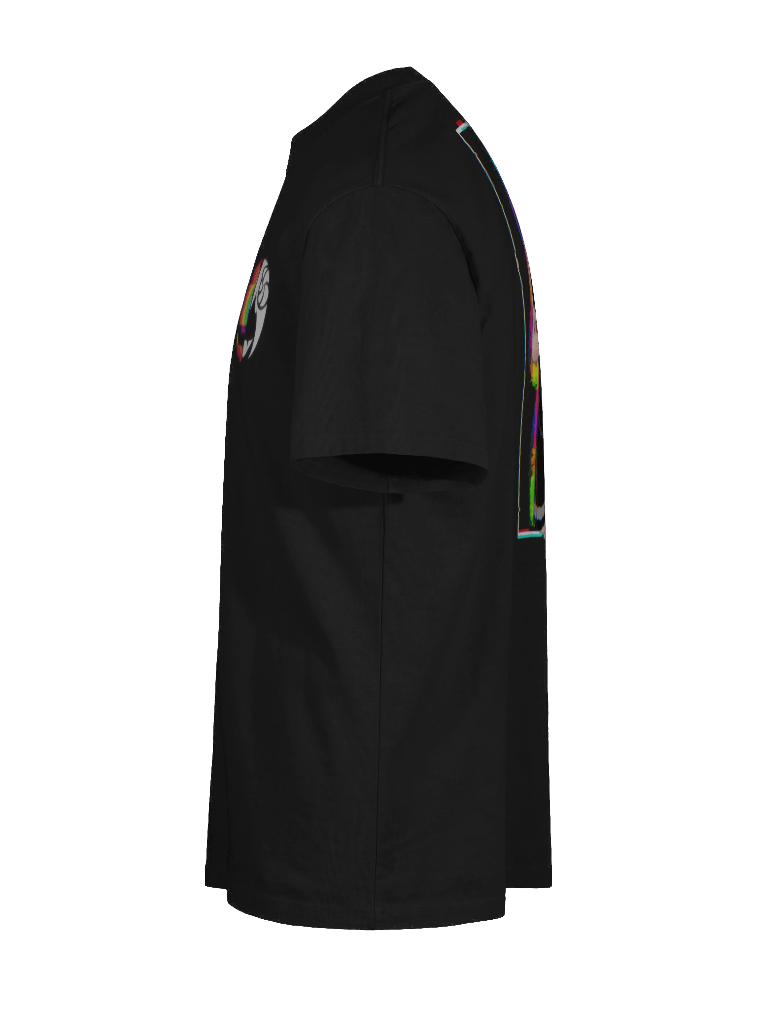 Classic RAENBOU Glitch Noir Oversized Tee product image (10)