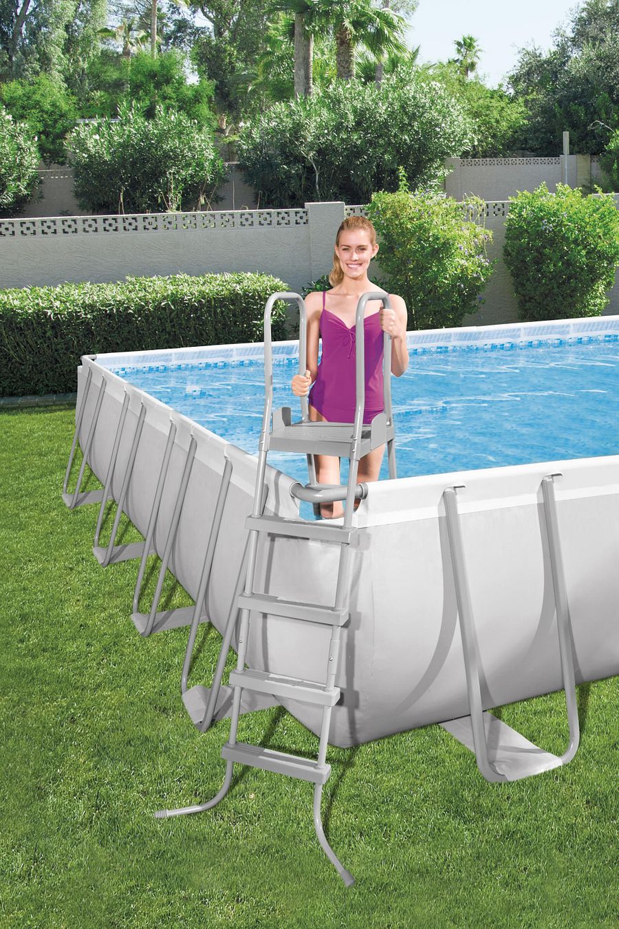 Bestway PowerSteel 31 x 16 Feet Rectangular Poolset product image (5)