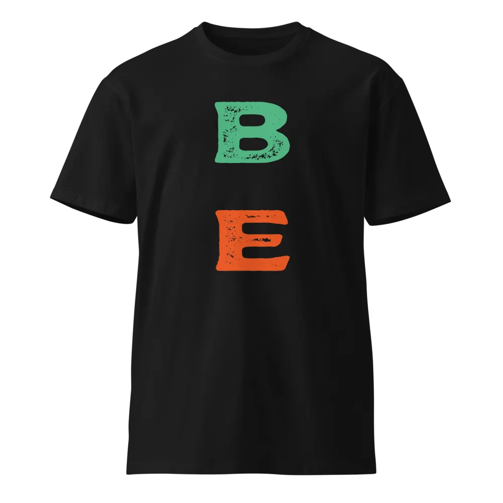 Vertically Aligned Letters Unisex T-Shirt product image (1)