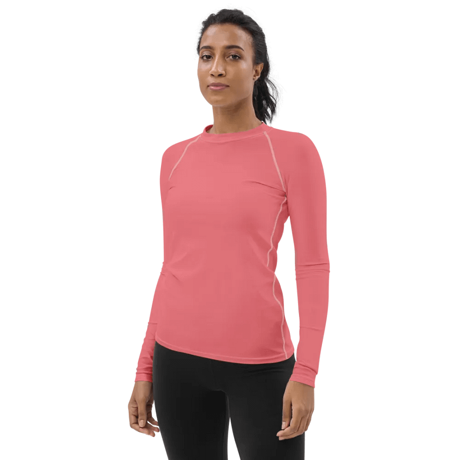 Pink Women's Rash Guard product image (4)