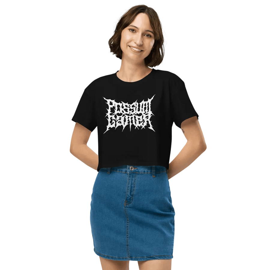 Metalhead Logo Crop Top product image (17)