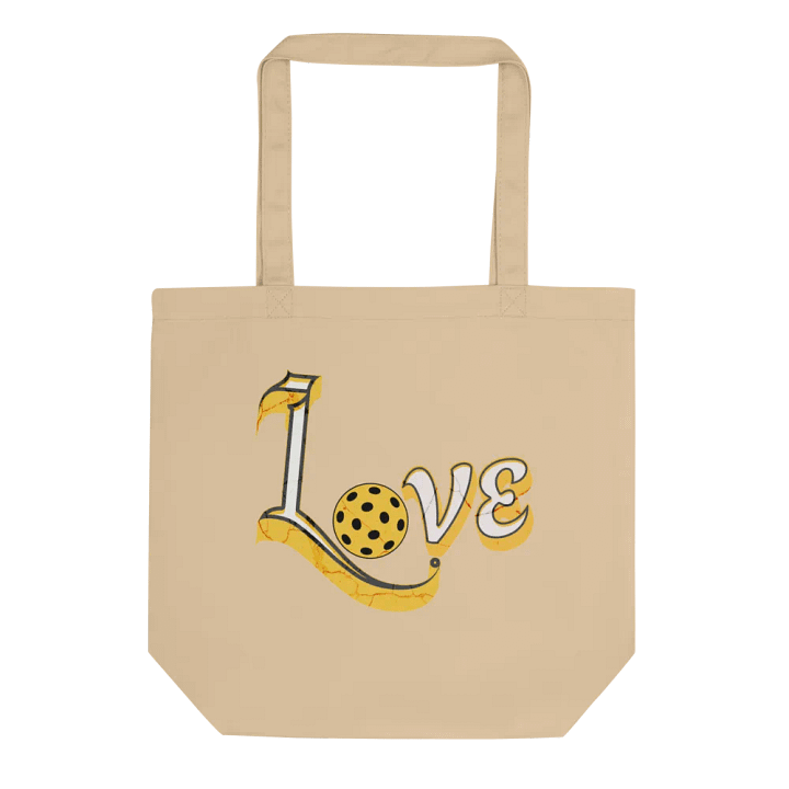 Love Pickleball Inspired Eco Tote Bag product image (1)